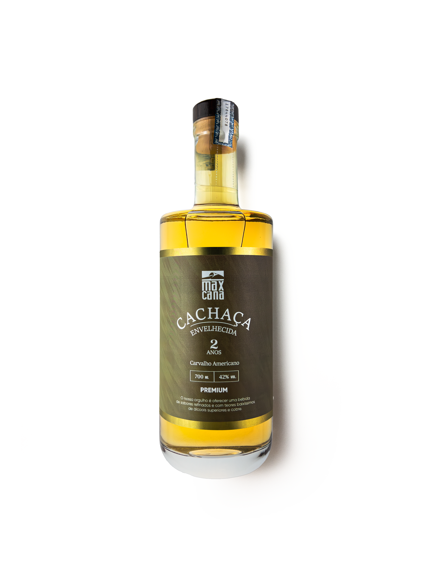 Cachaça Envelhecida 2 anos - MaxCana | 70cl